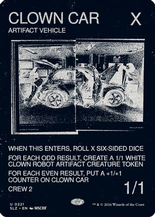 Clown Car (0221) (SLZ-221) - Secret Lair x MSCHF: The Zeta Set - Card Brawlers