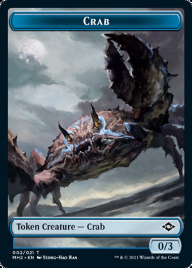 Clue (15) // Crab Double - Sided Token [Modern Horizons 2 Tokens] - Card Brawlers