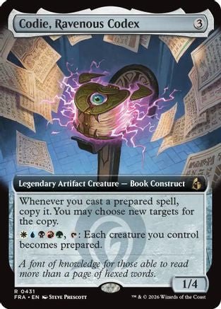 Codie, Ravenous Codex (Extended Art) (FRA-431) - Reality Fracture - Card Brawlers