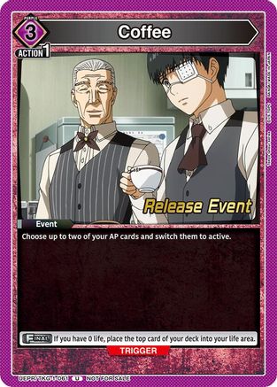 Coffee (UEPR/TKG-1-061) - UE18BT Tokyo Ghoul Release Event - Card Brawlers