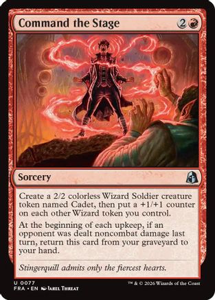 Command the Stage (FRA-077) - Reality Fracture - Card Brawlers