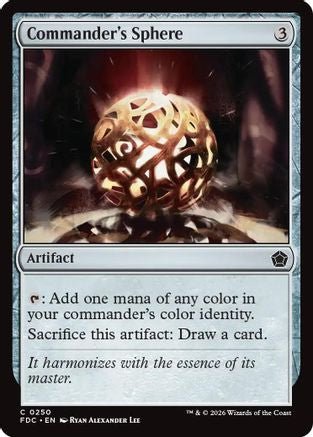 Commander's Sphere (FDC-250) - Commander: Foundations - Card Brawlers