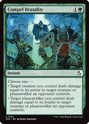 Compel Brutality (FRA-101) - Reality Fracture - Card Brawlers