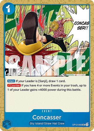 Concasser (OP12-059) - Legacy of the Master Release Event Cards - Card Brawlers