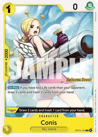 Conis (OP15-104) - Adventure on Kami's Island Release Event Cards - Card Brawlers