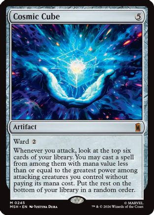 Cosmic Cube (MSH-245) - Marvel Super Heroes Foil - Card Brawlers