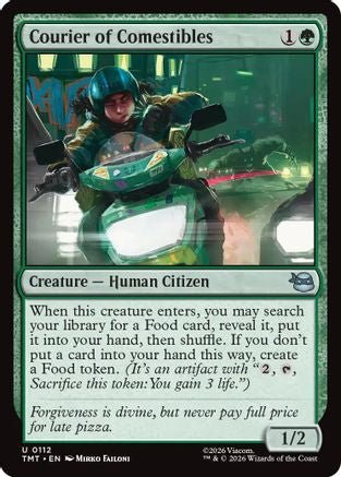 Courier of Comestibles (TMT-112) - Teenage Mutant Ninja Turtles - Card Brawlers