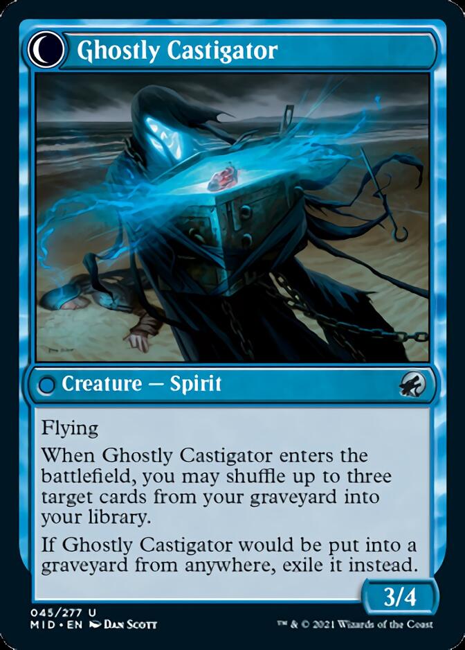 Covetous Castaway // Ghostly Castigator [Innistrad: Midnight Hunt] - Card Brawlers