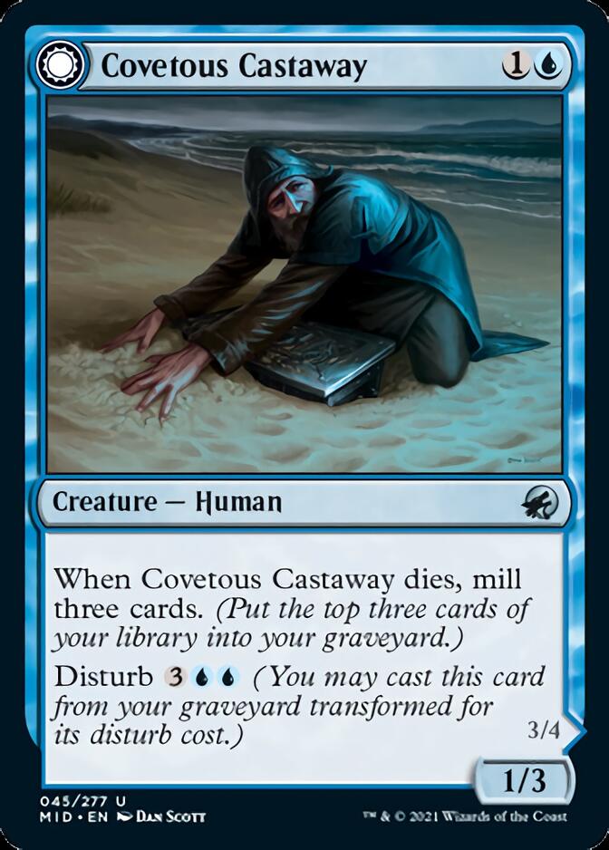 Covetous Castaway // Ghostly Castigator [Innistrad: Midnight Hunt] - Card Brawlers