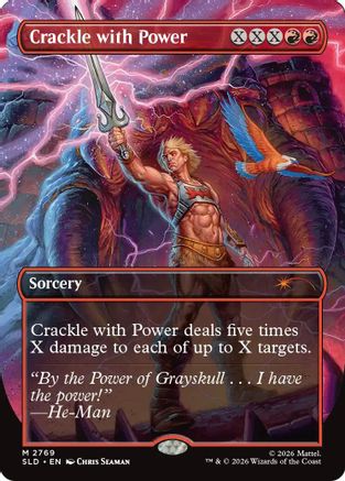 Crackle with Power (SLD-2769) - Secret Lair Drop Series Foil - Card Brawlers