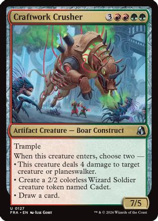 Craftwork Crusher (FRA-127) - Reality Fracture - Card Brawlers