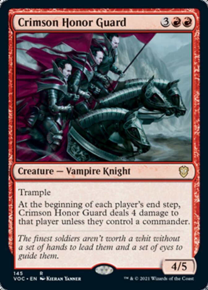 Crimson Honor Guard [Innistrad: Crimson Vow Commander] - Card Brawlers