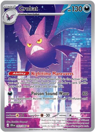 Crobat (093/086) - Holofoil [ME04 Chaos Rising] - Card Brawlers