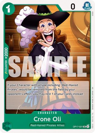 Crone Oil (OP17-021) - The World's Strongest Warriors - Card Brawlers