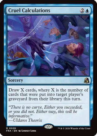 Cruel Calculations (FRA-026) - Reality Fracture - Card Brawlers