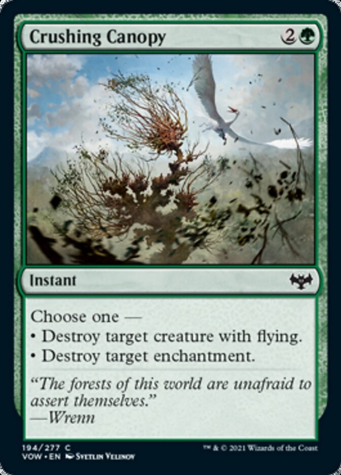 Crushing Canopy [Innistrad: Crimson Vow] - Card Brawlers