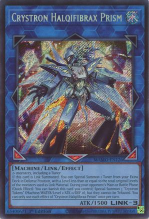 Crystron Halqifibrax Prism (MAMO-EN126) - Magnificent Monsters 1st Edition - Card Brawlers