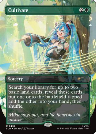 Cultivate (2437) (SLD-2437) - Secret Lair Drop Series Foil - Card Brawlers