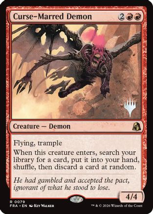Curse-Marred Demon (PPFRA-079) - Promo Pack: Reality Fracture - Card Brawlers