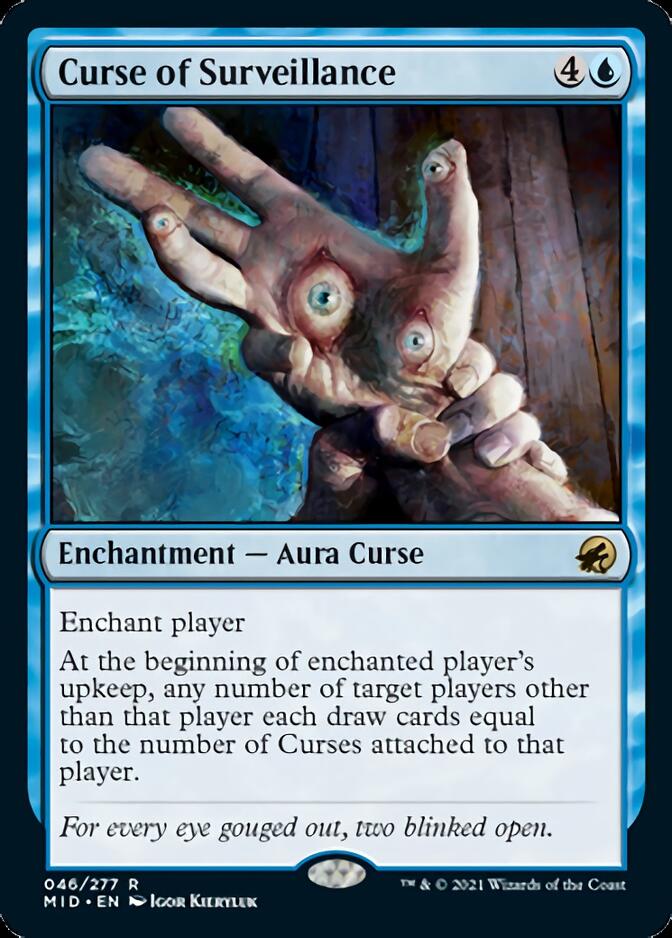 Curse of Surveillance [Innistrad: Midnight Hunt] - Card Brawlers