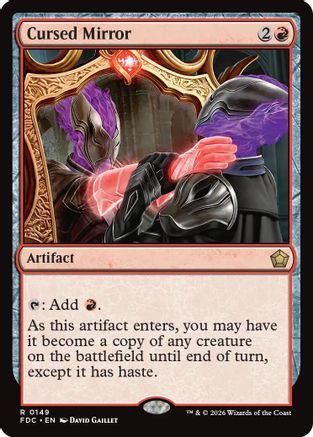 Cursed Mirror (FDC-149) - Commander: Foundations - Card Brawlers
