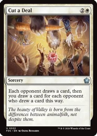 Cut a Deal (FDC-022) - Commander: Foundations - Card Brawlers