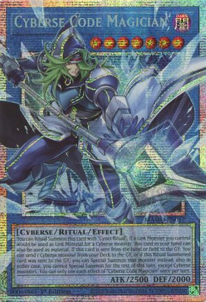 Cyberse Code Magician (Starlight Rare) (Extended Art) (MAMO-EN017) - Magnificent Monsters 1st Edition - Card Brawlers