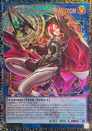 Cyberse Contract Witch (GMR) (MAMO-EN018) - Magnificent Monsters 1st Edition - Card Brawlers