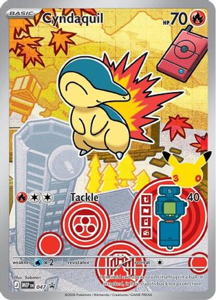 Cyndaquil (047/null) - Holofoil [ME Mega Evolution Promo] - Card Brawlers
