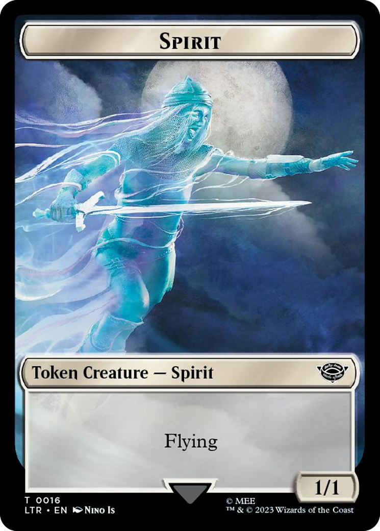 Spirit // Food (0022) Double-Sided Token (Surge Foil) [The Lord of the Rings: Tales of Middle-Earth Tokens] - Magic: The Gathering - Card Brawlers | Quebec | Canada |