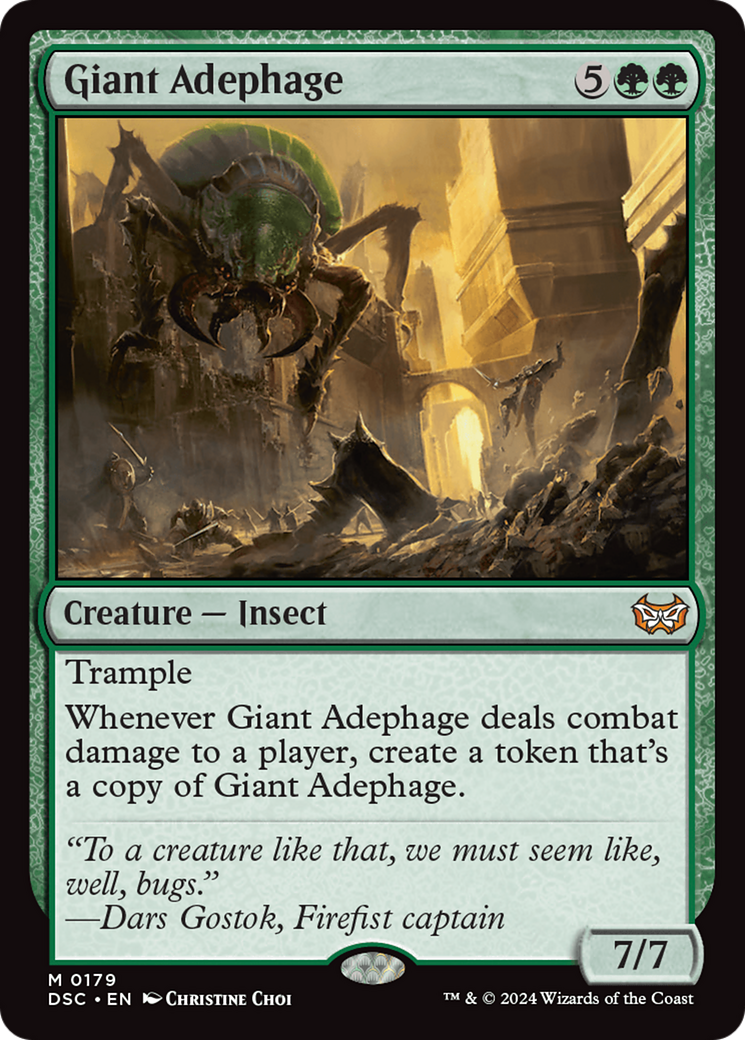 Giant Adephage [Duskmourn: House of Horror Commander] - Magic: The Gathering - Card Brawlers | Quebec | Canada |