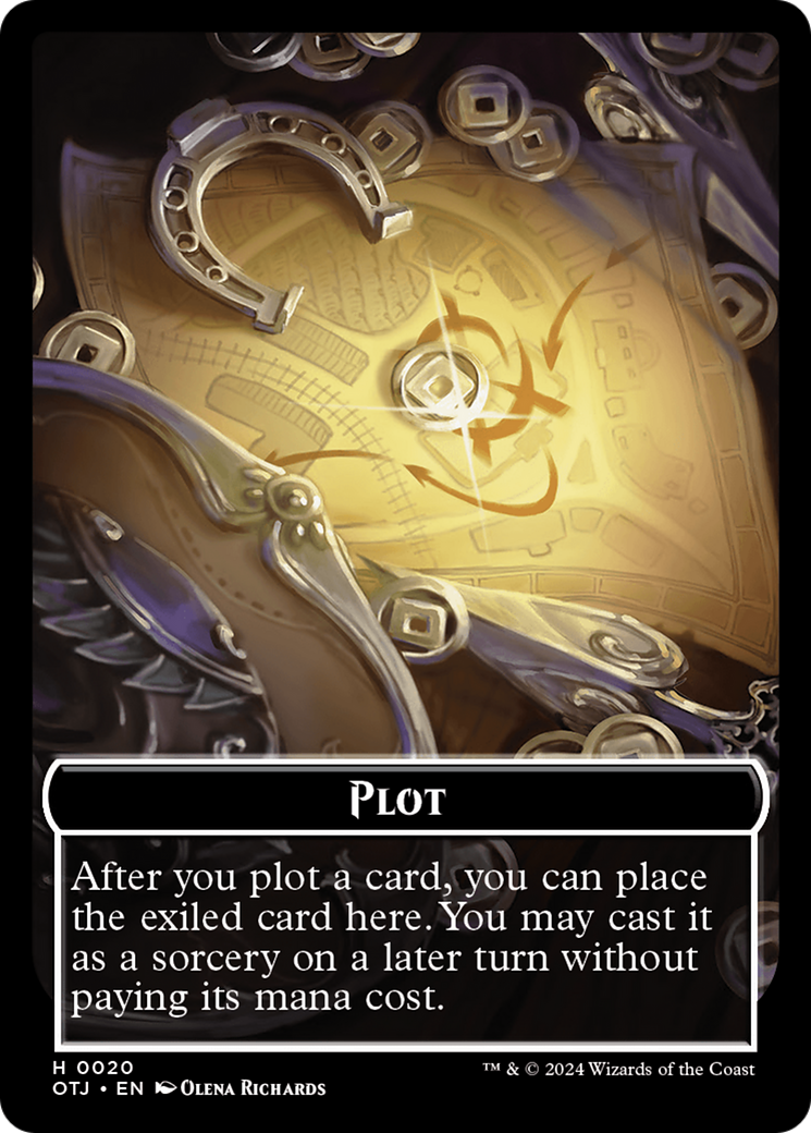 Construct Token // Plot Token Double-Sided Token [Outlaws of Thunder Junction: The Big Score Tokens] - Magic: The Gathering - Card Brawlers | Quebec | Canada |