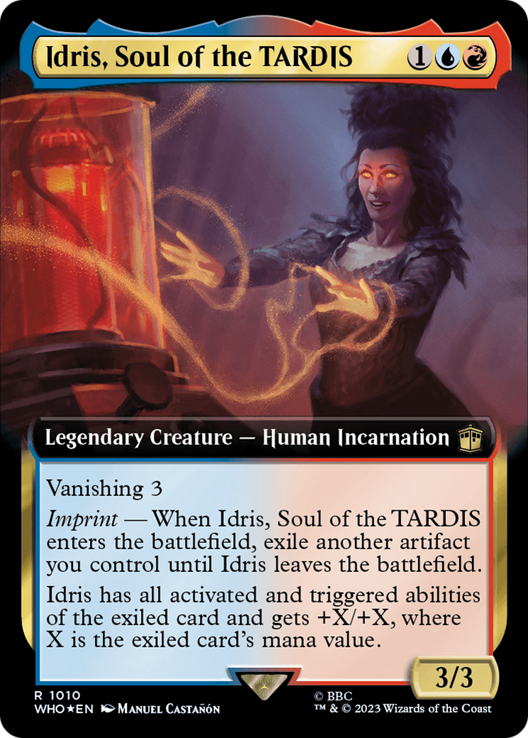 Idris, Soul of the TARDIS (Extended Art) (Surge Foil) [Doctor Who] - Magic: The Gathering - Card Brawlers | Quebec | Canada |