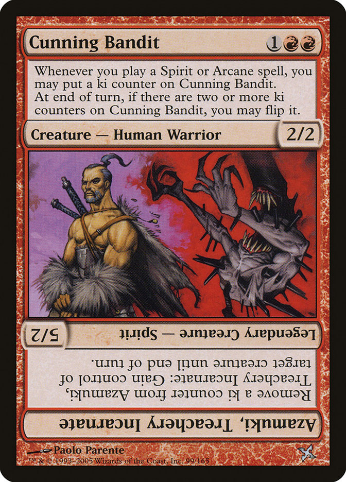 Cunning Bandit // Azamuki, Treachery Incarnate [Betrayers of Kamigawa] - Magic: The Gathering - Card Brawlers | Quebec | Canada |