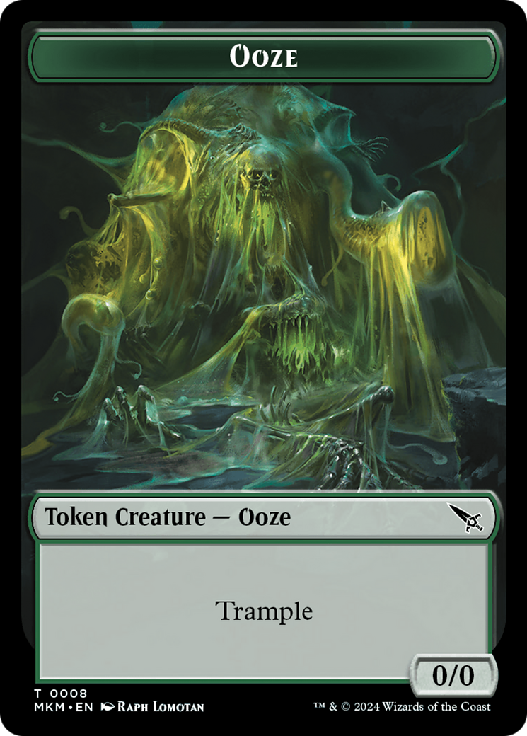 Thopter (0020) // Ooze Double-Sided Token [Murders at Karlov Manor Tokens] - Magic: The Gathering - Card Brawlers | Quebec | Canada |
