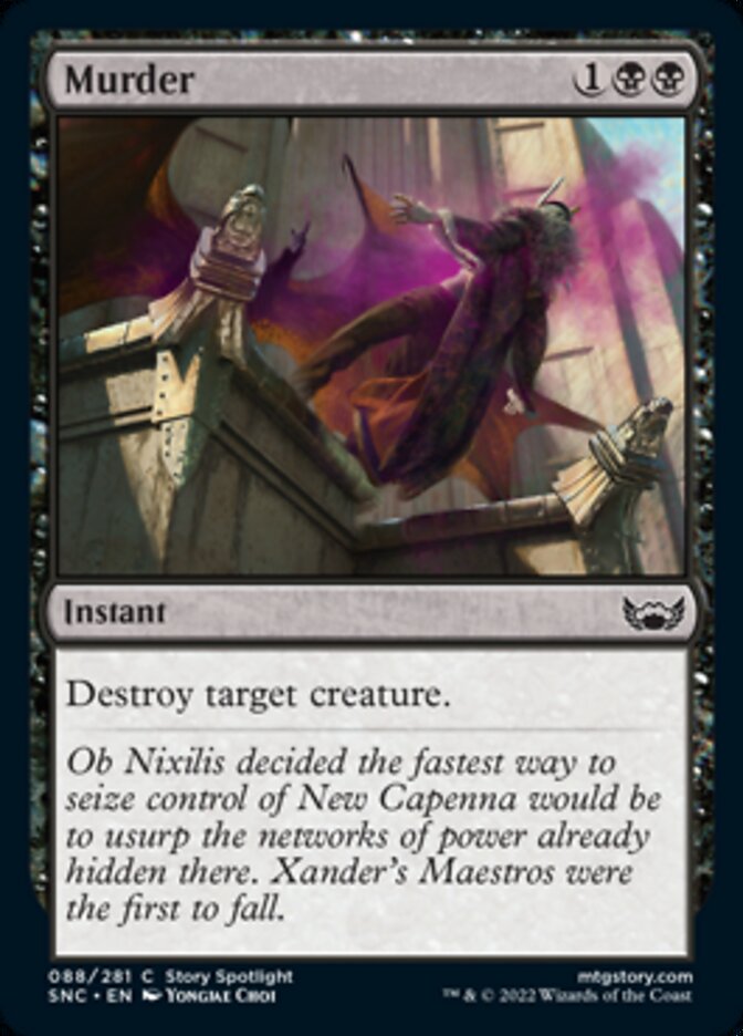 Murder [Streets of New Capenna] - Magic: The Gathering - Card Brawlers | Quebec | Canada |