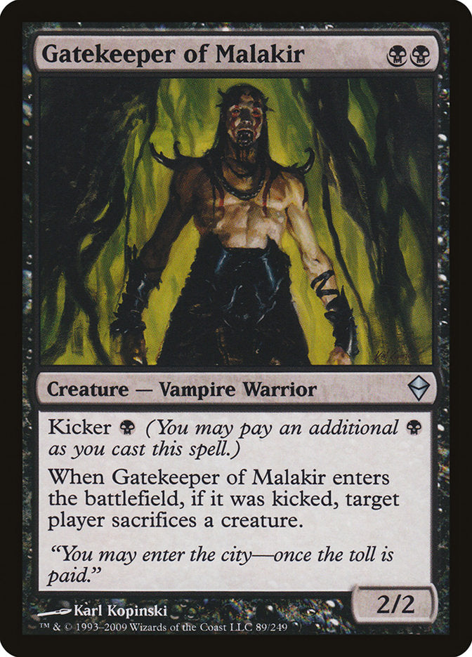 Gatekeeper of Malakir [Zendikar] - Magic: The Gathering - Card Brawlers | Quebec | Canada |
