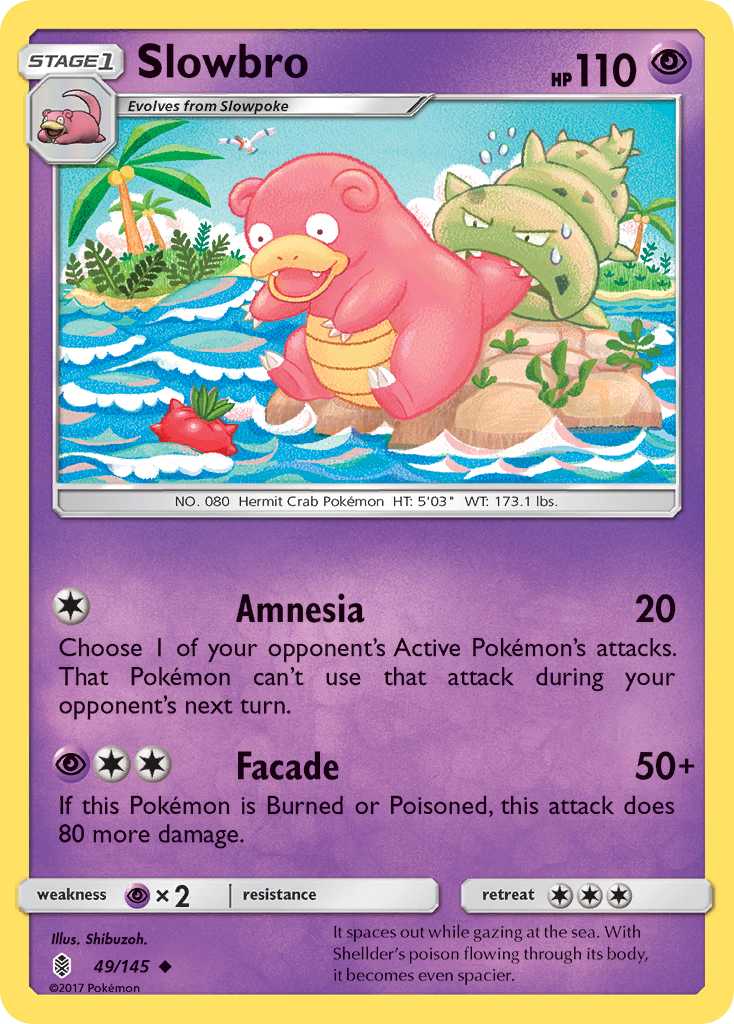 Slowbro (49/145) [Sun & Moon: Guardians Rising] - Pokémon - Card Brawlers | Quebec | Canada |