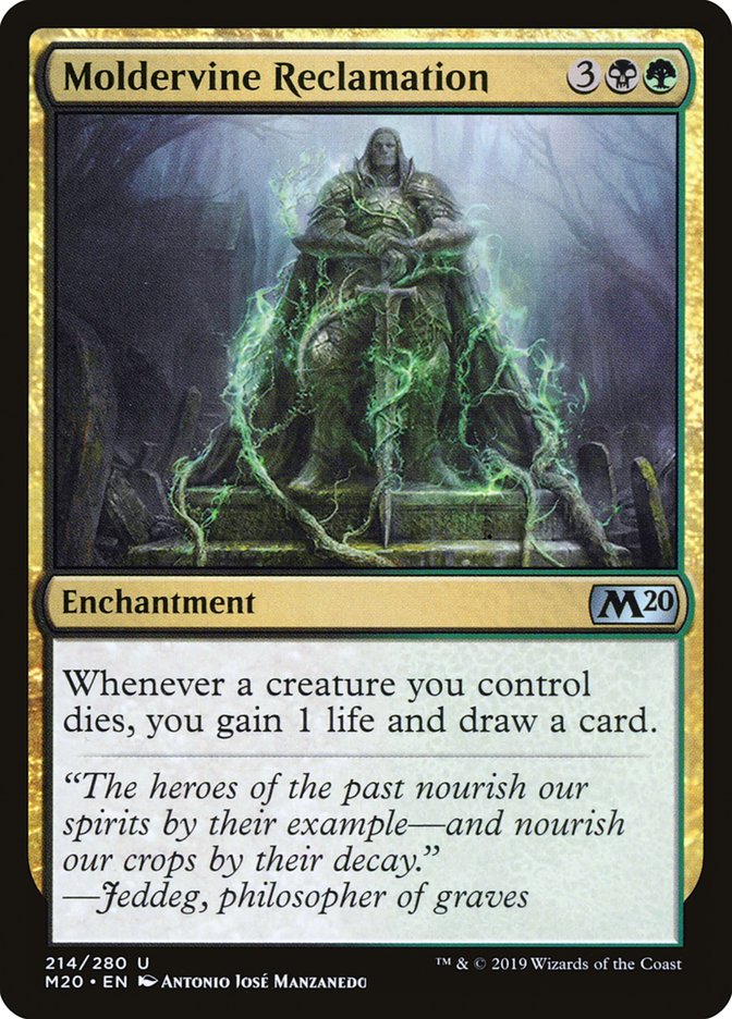 Moldervine Reclamation [Core Set 2020] - Magic: The Gathering - Card Brawlers | Quebec | Canada |