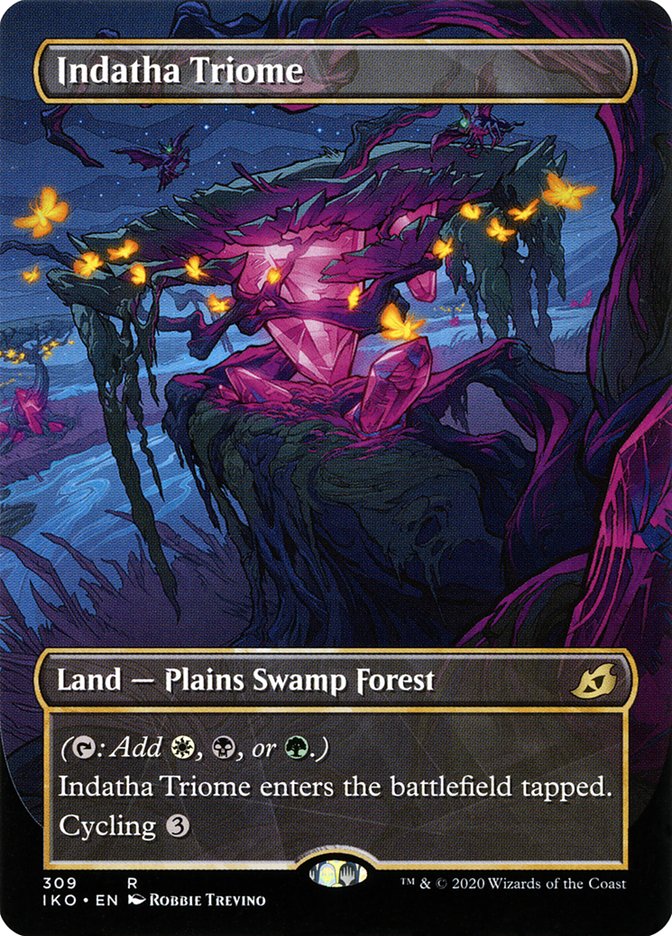 Indatha Triome (Showcase) [Ikoria: Lair of Behemoths] - Magic: The Gathering - Card Brawlers | Quebec | Canada |