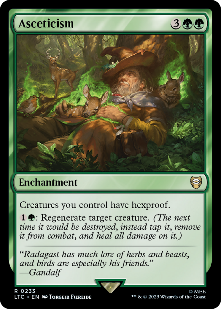 Asceticism [The Lord of the Rings: Tales of Middle-Earth Commander] - Magic: The Gathering - Card Brawlers | Quebec | Canada |