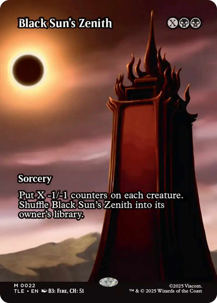 Black Sun's Zenith (Borderless) [Avatar: The Last Airbender: Eternal-Legal] - Magic: The Gathering - Card Brawlers | Quebec | Canada |