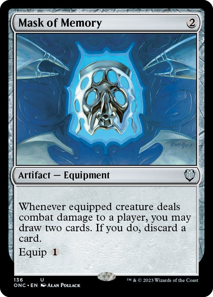 Mask of Memory [Phyrexia: All Will Be One Commander] - Magic: The Gathering - Card Brawlers | Quebec | Canada |