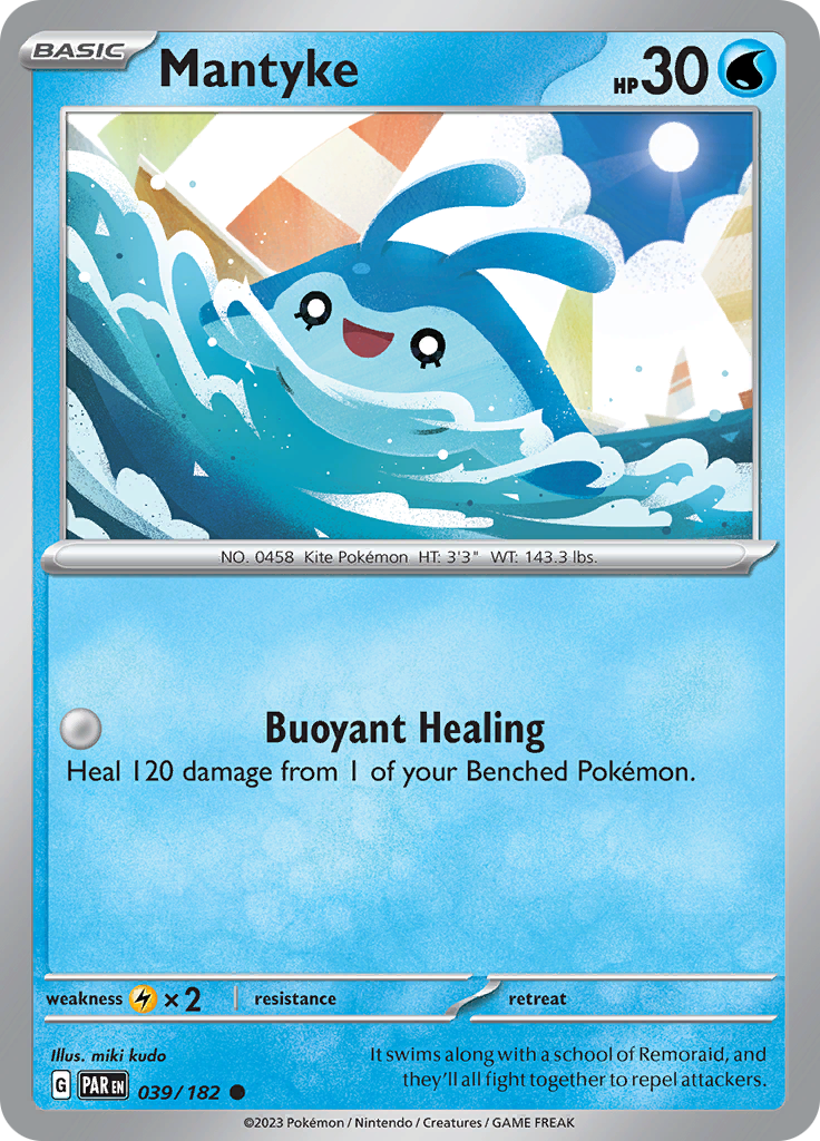 Mantyke (039/182) [Scarlet & Violet: Paradox Rift] - Pokémon - Card Brawlers | Quebec | Canada |