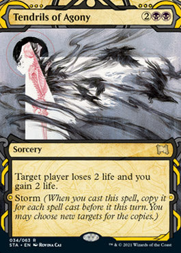 Tendrils of Agony (Foil Etched) [Strixhaven: School of Mages Mystical Archive] - Magic: The Gathering - Card Brawlers | Quebec | Canada |