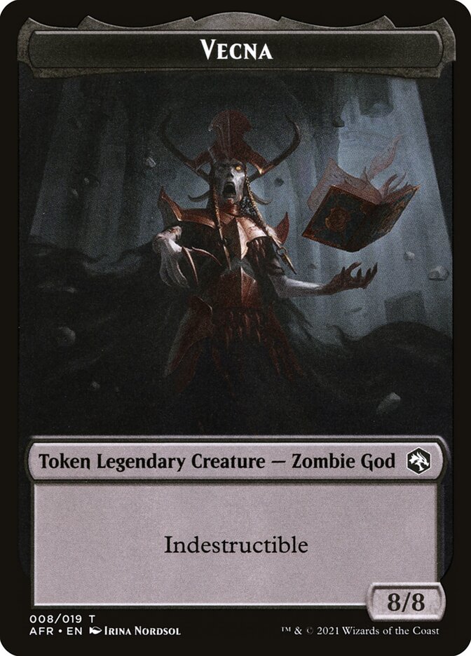 Vecna Token [Dungeons & Dragons: Adventures in the Forgotten Realms Tokens] - Magic: The Gathering - Card Brawlers | Quebec | Canada |
