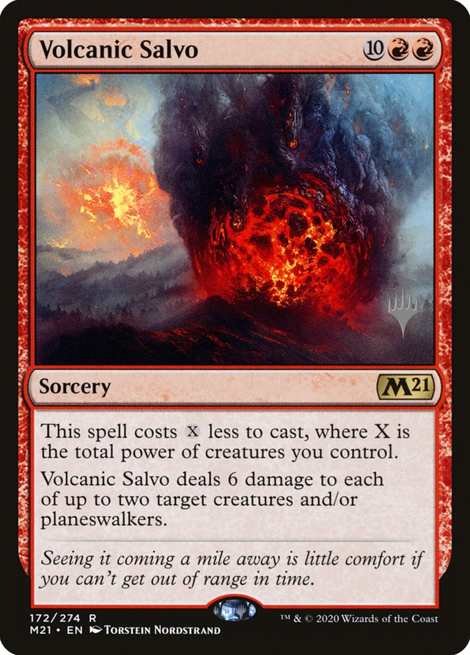 Volcanic Salvo (Promo Pack) [Core Set 2021 Promos] - Magic: The Gathering - Card Brawlers | Quebec | Canada |