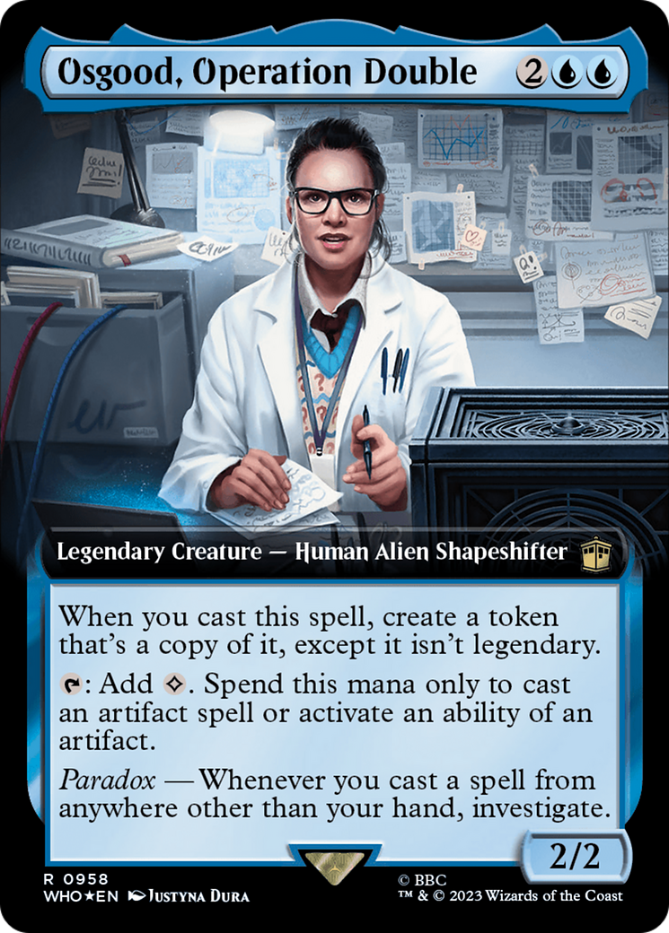 Osgood, Operation Double (Extended Art) (Surge Foil) [Doctor Who] - Magic: The Gathering - Card Brawlers | Quebec | Canada |
