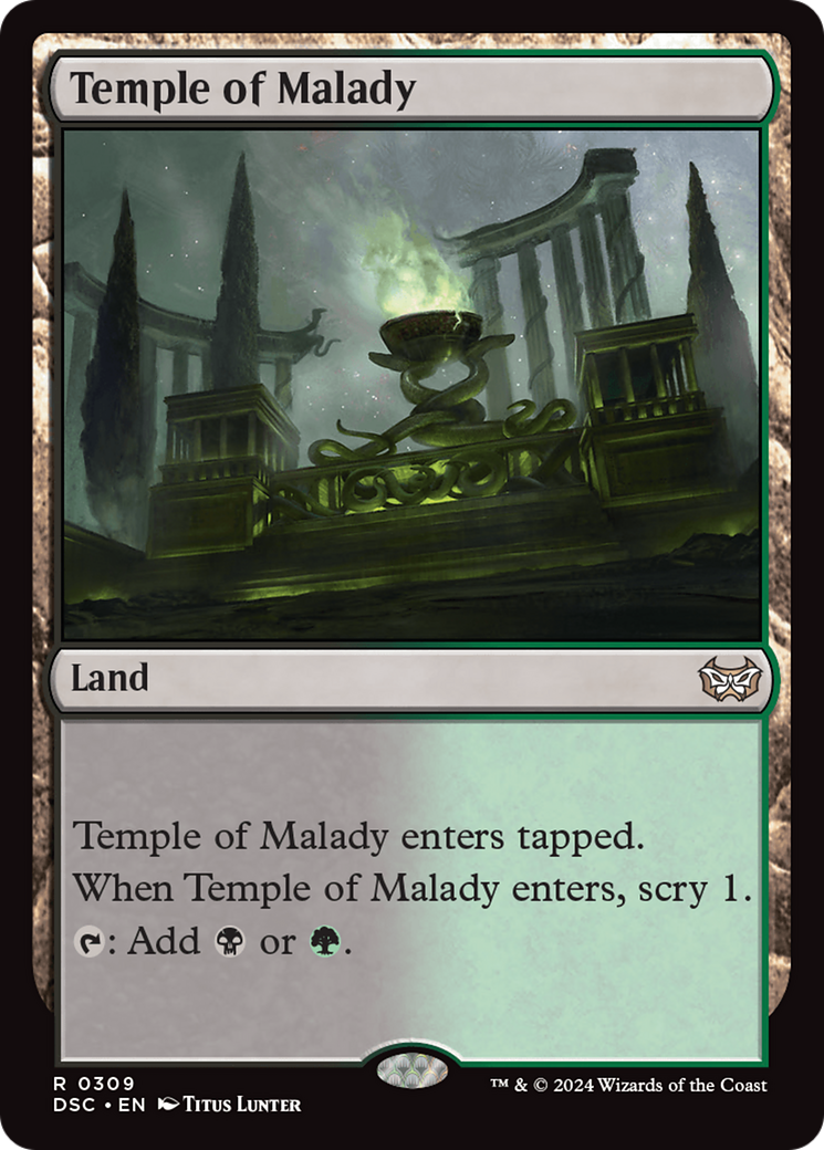 Temple of Malady [Duskmourn: House of Horror Commander] - Magic: The Gathering - Card Brawlers | Quebec | Canada |