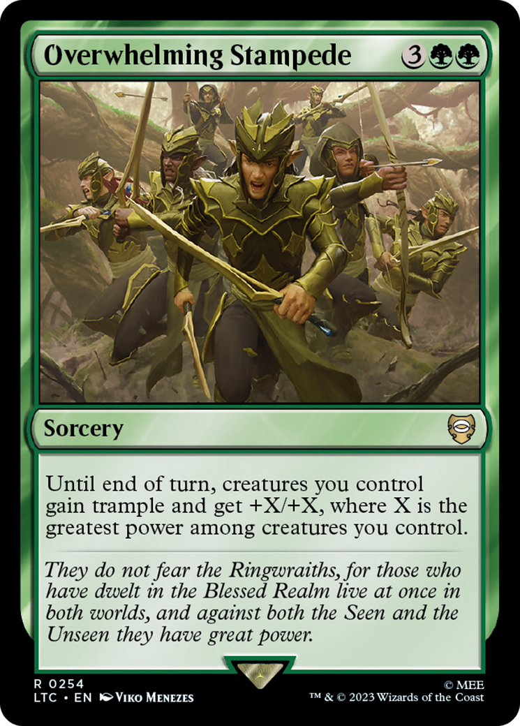 Overwhelming Stampede [The Lord of the Rings: Tales of Middle-Earth Commander] - Magic: The Gathering - Card Brawlers | Quebec | Canada |